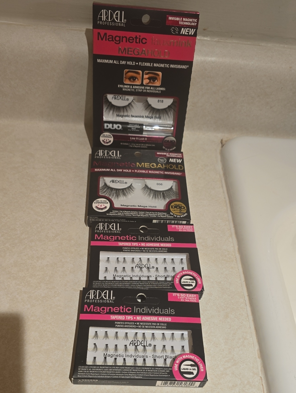 Ardell Magnetic Faux Mink Maximum Hold Lashes Lot